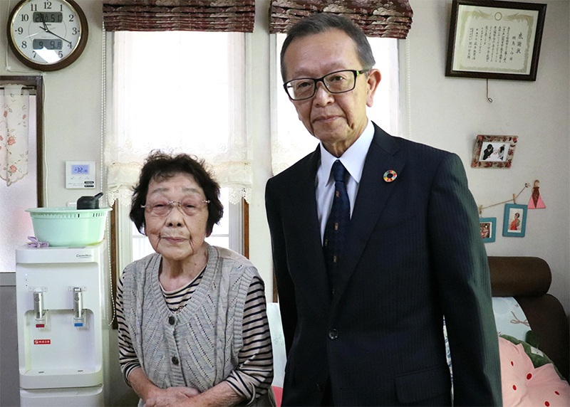 羽鳥さんと息子さんの写真