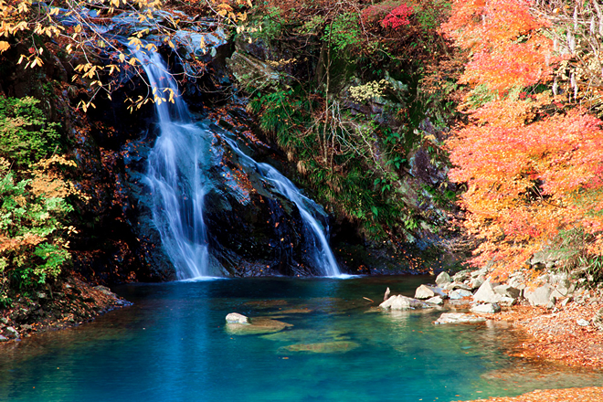 桃太郎の滝の写真