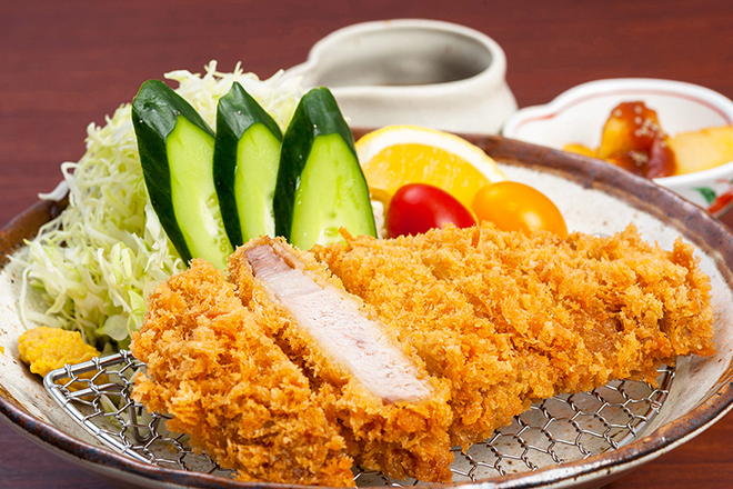 いのぶたカツ定食の写真