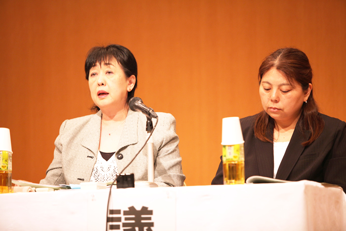 議長を務めた、村井田さん（左）、安田さん（右）の写真